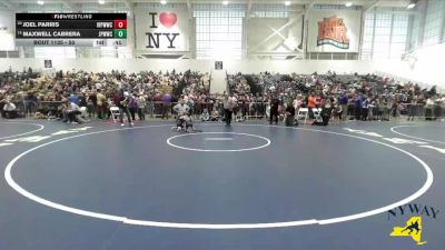 50 lbs Cons. Round 3 - Maxwell Cabrera, Johnstown Pee Wee Wrestling Club vs Joel Parris, Indian River Pee Wee Wrestling Club