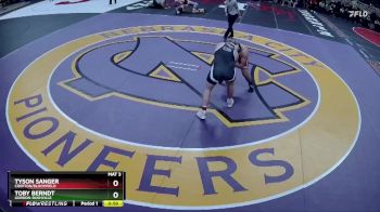 Cons. Round 2 - Toby Berndt, Gordon-Rushville vs Tyson Sanger, Crofton/Bloomfield