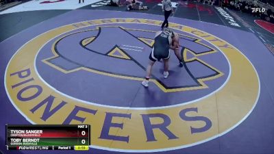 Cons. Round 2 - Toby Berndt, Gordon-Rushville vs Tyson Sanger, Crofton/Bloomfield