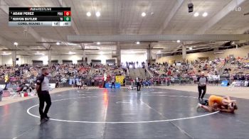 A 126 lbs Cons. Round 1 - Adam Perez, Pigeon Forge High School vs Kiivon Butler, Tullahoma High School