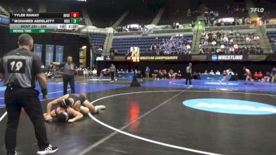 285 lbs Cons. Round 2 - Tyler Raway, Augsburg vs Mohamed Abdelatty, Ursinus