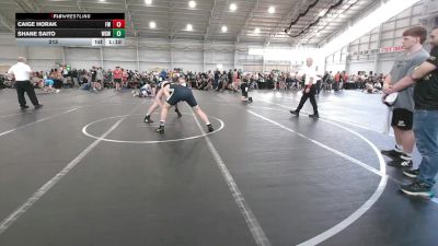 215 lbs Round 4 (8 Team) - Caige Horak, Freakztyle Wrestling vs Shane Saito, West Geauga Wolverines