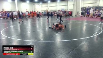 106 lbs Round 1 (6 Team) - Angel Diaz, Intense Wrestling Club vs Dominic Cadwallader, Division-1