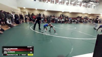 42-44 lbs Round 1 - Dru Dunigan, NWWC vs Dallas Brocker, Washington