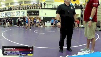 126 lbs Champ. Round 2 - Rex Moore Jr, The Fort Hammers Wrestling vs Grayson Baumann, Maurer Coughlin Wrestling Club
