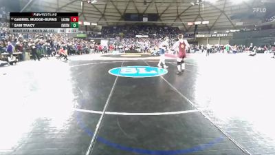 Boys 3A 157 lbs Champ. Round 3 - Sam Tracy, Everett vs Gabriel Mudge-Burns, Lakeside (Seattle)