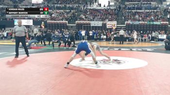 Champ. Round 1 - Jeffery Burton, Fairfield/Power vs Jordan Niles, Huntley Project (Worden)