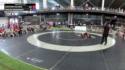 140 lbs Josephine Dollman, Pennsylvania Blue vs Harlow Skenandore, Wisconsin