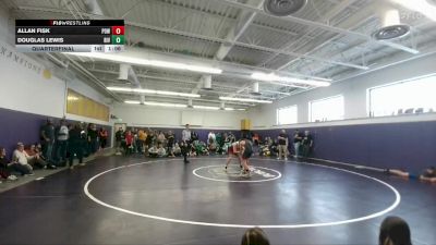 126 lbs Quarterfinal - Douglas Lewis, Riverton Middle School vs Allan Fisk, Powell Middle School