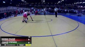 145 lbs Cons. Round 2 - DOMINIC FOUCHE`, Clearwater Cen Catholic vs Connor Stephens, Carrollton