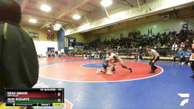 150 lbs Cons. Round 4 - Dean Gibson, Simi Valley vs Igor Rodarte, Tesoro