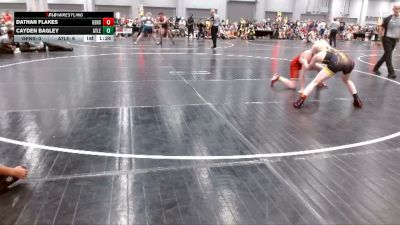 116 lbs Round 6 (8 Team) - Cayden Bagley, MatLife vs Dathan Flakes, Genesis WC