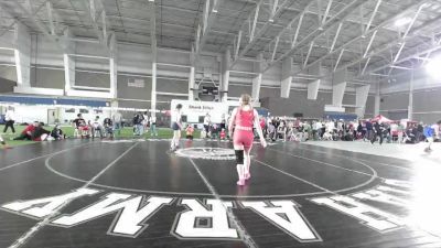 130 lbs Cons. Semi - Cadence Hansen, Agon Academy Wrestling vs Sammantha Clark, Champions Wrestling Club