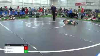 B-50 lbs Quarterfinal - Corbin Massie, WV vs Axel Wright, OH