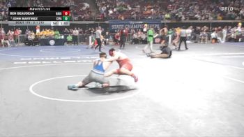 D 1 215 lbs Champ. Round 1 - Ben Beaudean, Haughton vs John Martinez, St. Paul`s
