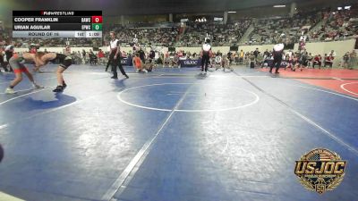 96 lbs Round Of 16 - Cooper Franklin, Broken Arrow Wrestling Club vs Urian Aguilar, El Paso Wildcats