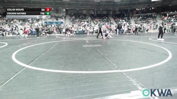58 lbs Round Of 16 - Collin Wolfe, Shelton Wrestling Academy vs Colton Haynes, Talihina Youth Wrestling Club