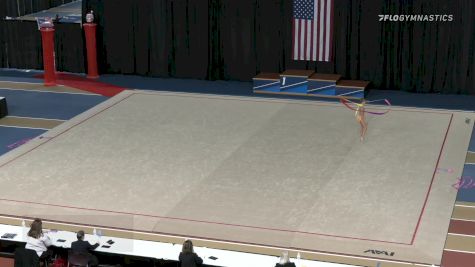 Victoria Gonikman - Ribbon - 2021 Rhythmic Elite Qualifier