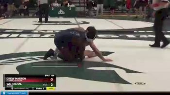 141 lbs Cons. Round 3 - We Rachal, Illinois vs Drew Marten, Central Michigan