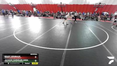 149 lbs Semifinal - Brady Kienbaum, Askren Wrestling Academy vs Jackson Guenzler-Soda, Sarbacker Wrestling Academy