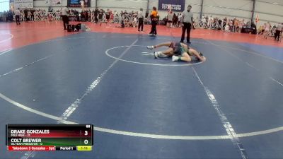 88 lbs Rd# 10- 4:00pm Saturday Final Pool - Colt Brewer, VA Team Predator vs Drake Gonzales, Mile High