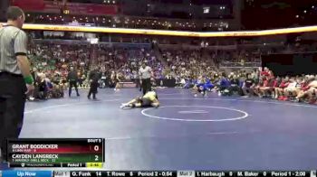 152 lbs Semis - Cayden Langreck, 1-Waverly-Shell Rock vs Grant Boddicker, 4-Linn-Mar