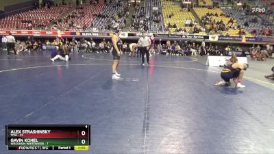 184 lbs Semis (4 Team) - Alex Strashinsky, TCNJ vs Gavin Kohel, Wisconsin-Whitewater