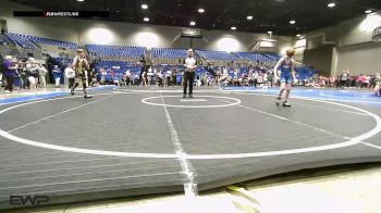 93 lbs Consi Of 8 #2 - Noah Johnson, STE GENEVIEVE YOUTH WRESTLING CLUB vs Channing Clark, Prairie Grove Youth Wrestling