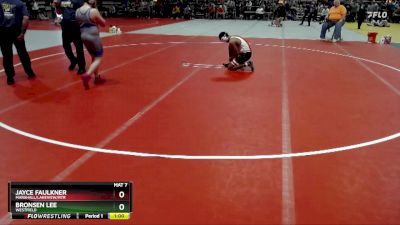 155 lbs Champ. Round 1 - Bronsen Lee, Westfield vs Jayce Faulkner, Marshall/Lakeview/RTR