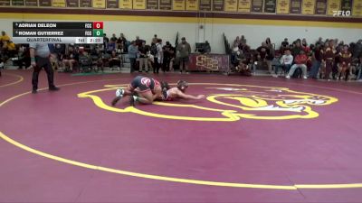 157 lbs Quarterfinal - Adrian Deleon, Fresno City College vs Roman Gutierrez, Fresno City College