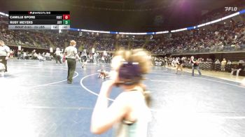 50 lbs Quarterfinal - Camille Spore, Fort LeBoeuf vs Ruby Meyers, Jefferson-Morgan