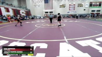 132 lbs Champ. Round 2 - Ashlyn Martin-Gomez, Caldwell vs Zoe Espinoza, Southridge