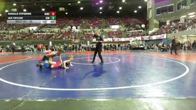 86 lbs Cons. Round 3 - Donald Stpierre, Great Falls Rug Rats vs Jax Taylor, CODY WRESTLING CLUB