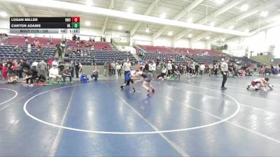126 lbs Quarterfinal - Canyon Adams, TUG vs Logan Miller, Duchesne