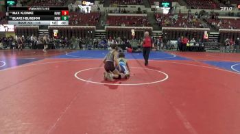 116 lbs 5th Place Match - Blake Helgeson, Falls Academy vs Max Kleinke, Sidney Wrestling Club