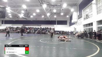 190 lbs Cons. Round 6 - Mitch Semaan, Servite vs Eric Almanza, Merced