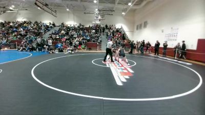 120 lbs Champ. Round 2 - Auden Rosier, Thunder Basin High School vs Brock McLachlan, Cheyenne East