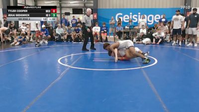 123 lbs Rr Rnd 4 - Tyler Cooper, Michigan Premier Blue - BHS vs Jekai Sedgwick, NC United - BHS