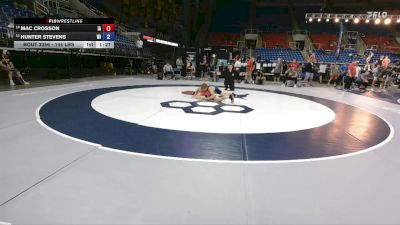 144 lbs Cons. Rd Of 16 - Mac Crosson, IA vs Hunter Stevens, WI