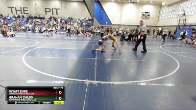 76 lbs Quarterfinal - Graham Childs, Champions Wrestling Club vs Wyatt Eure, Charger Wrestling Club