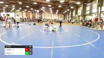 120 lbs Rr Rnd 3 - Jason Athey, Iron Horse White vs Logan Graf, Hobo Wrestling