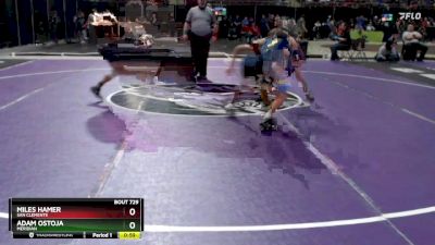 113 lbs Cons. Round 2 - Adam Ostoja, Meridian vs Miles Hamer, San Clemente