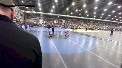 65 lbs Quarterfinal - Rayden Starke, Gordon/Rushville vs Abel Metcalf, Forsyth Wrestling Club