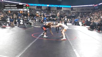 144 lbs Consi Of 4 - Rocco Godinez, Centennial (Corona) (SS) vs Joseph Toscano, Buchanan (CS)
