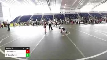 61 lbs Round Of 16 - Justin Wittwer, Pride WC vs Mason Gonzalez, Eastern Sabers