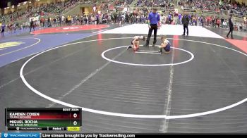 43 lbs Champ. Round 1 - Kamden Coxen, Toledo Boomers vs Miguel Rocha, The Dalles Wrestling