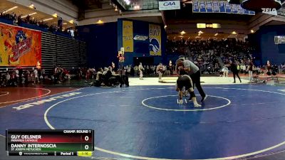 215 lbs Champ. Round 1 - Danny Internoscia, St Joseph Metuchen vs Guy Oelsner, Paramus Catholic