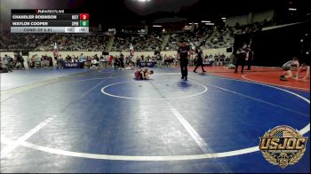 58 lbs Consi Of 8 #1 - Chandler Robinson, Best Trained vs Waylon Cooper, Sperry Wrestling Club