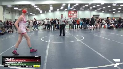 145 lbs Cons. Round 4 - Karl Dean, Guerrilla Wrestling Associatio vs Kamden Beavers, Honaker Tigers Youth Wrestling