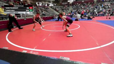 91 lbs Cons. Semi - John Fulbright, Panther Youth Wrestling-CPR vs Lance Hall, Benton Parks Youth Wrestling